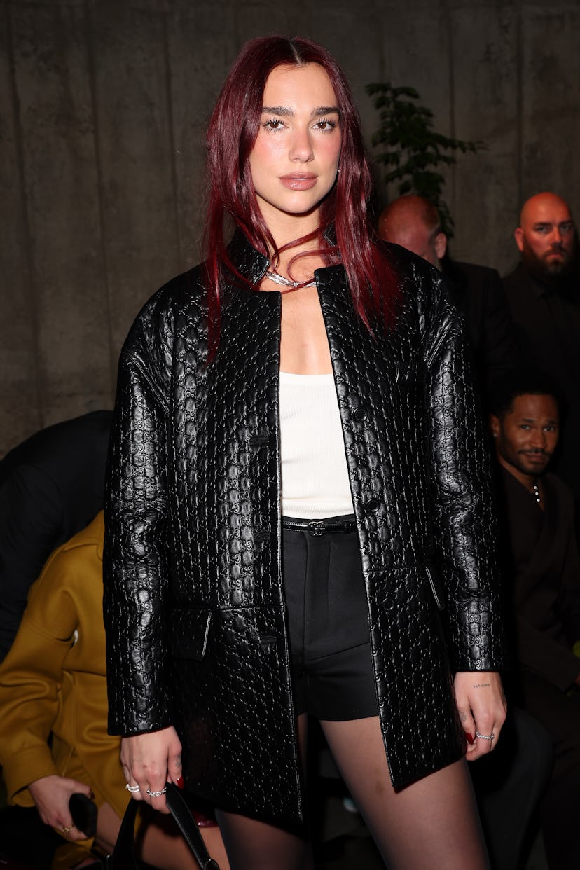 Dua Lipa attends the Gucci Cruise 2025 Fashion Show