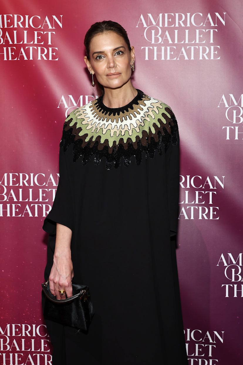 Katie Holmes attends the American Ballet Theatre Spring Gala at Cipriani 42nd Street on May 14, 2024...