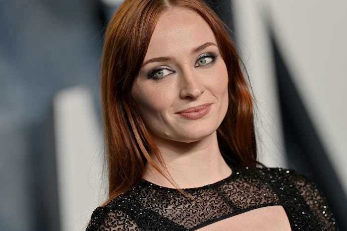 BEVERLY HILLS, CALIFORNIA - MARCH 12: Sophie Turner attends the 2023 Vanity Fair Oscar Party hosted ...