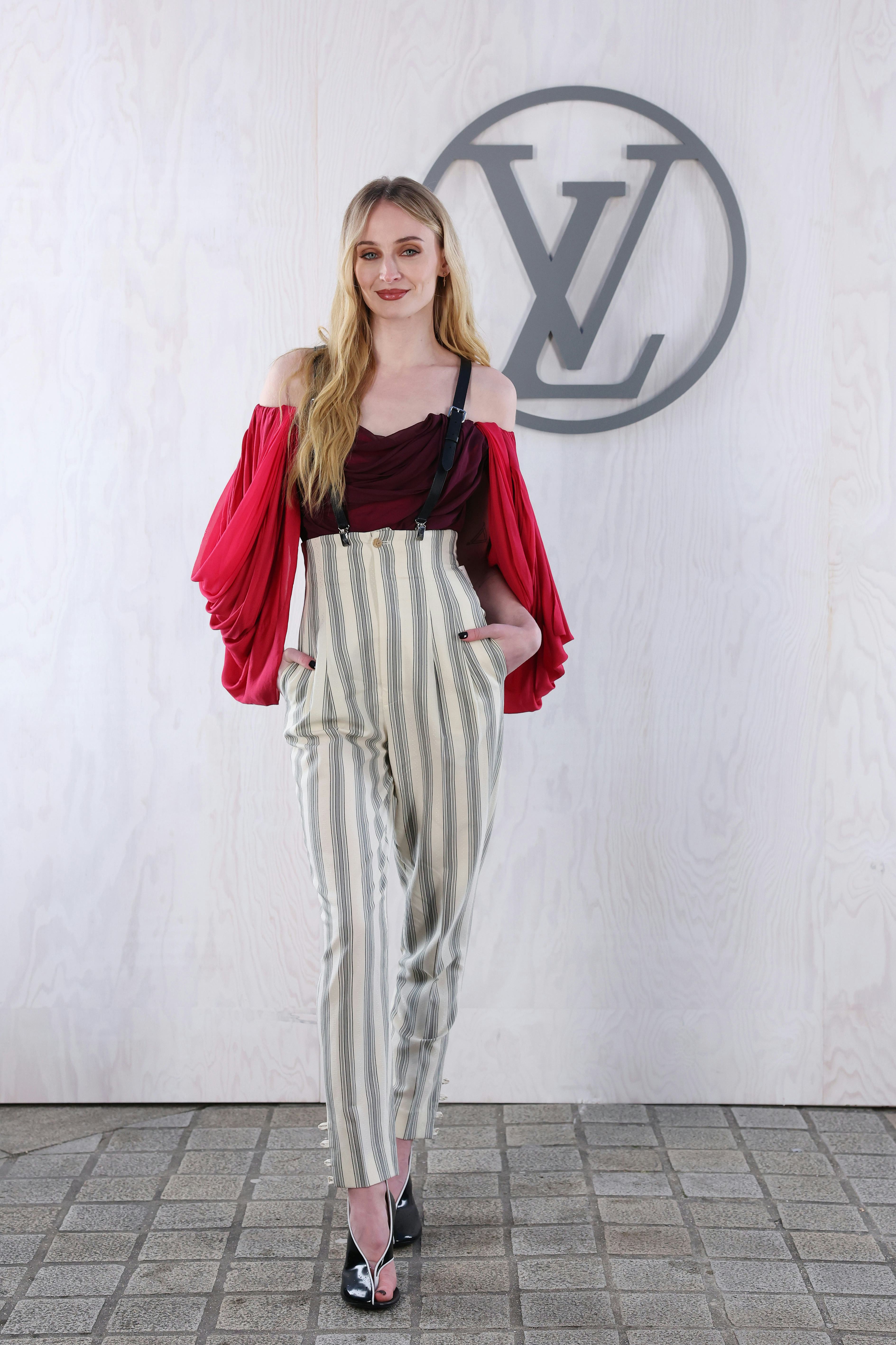 Sophie Turner attends the Louis Vuitton Womenswear Fall/Winter 2024-2025 show