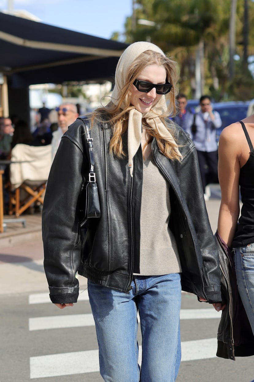 Hunter Schafer is seen during the 77th Cannes Film Festival on May 16, 2024 in Cannes, France.