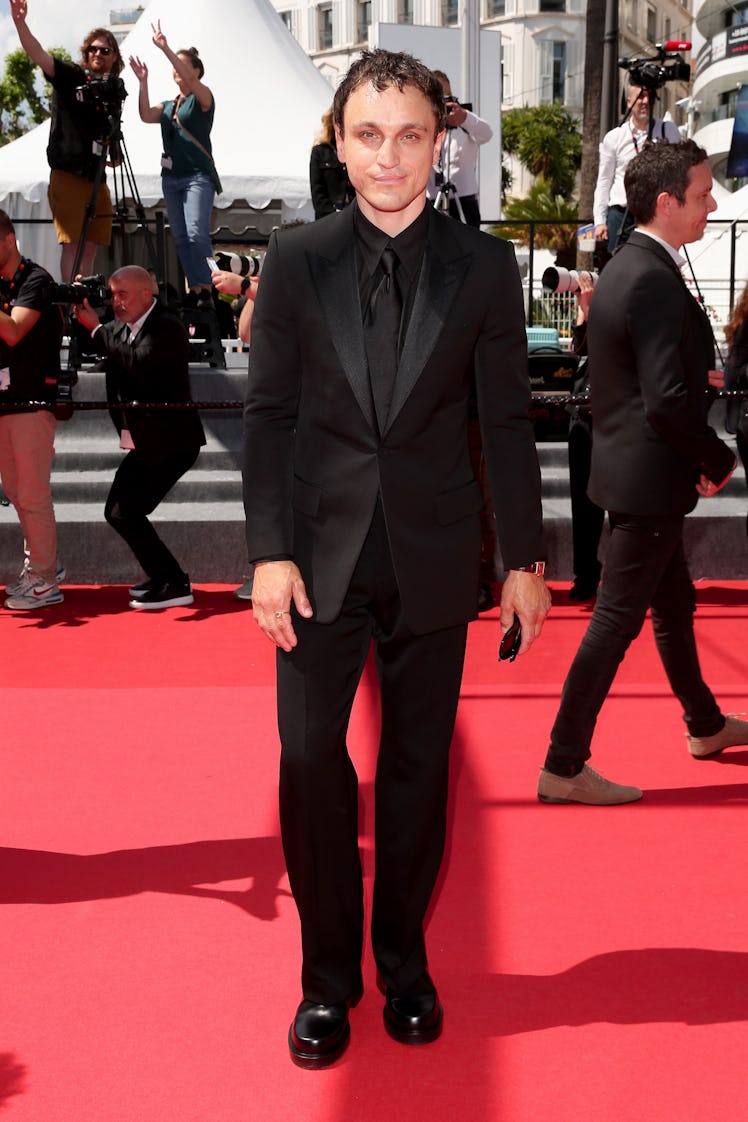 CANNES, FRANCE - MAY 16: Franz Rogowski attends the "Bird" Red Carpet at the 77th annual Cannes Film...
