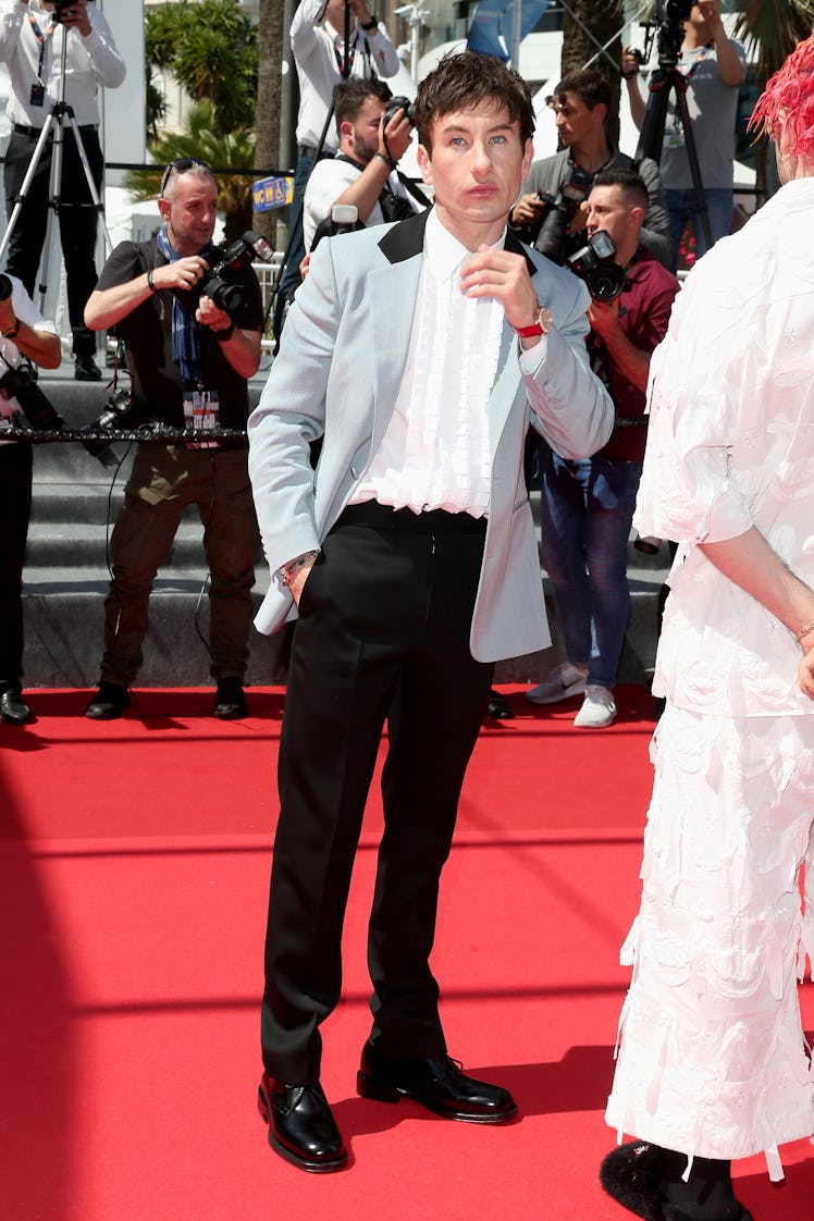 CANNES, FRANCE - MAY 16: Barry Keoghan attends the "Bird" Red Carpet at the 77th annual Cannes Film ...