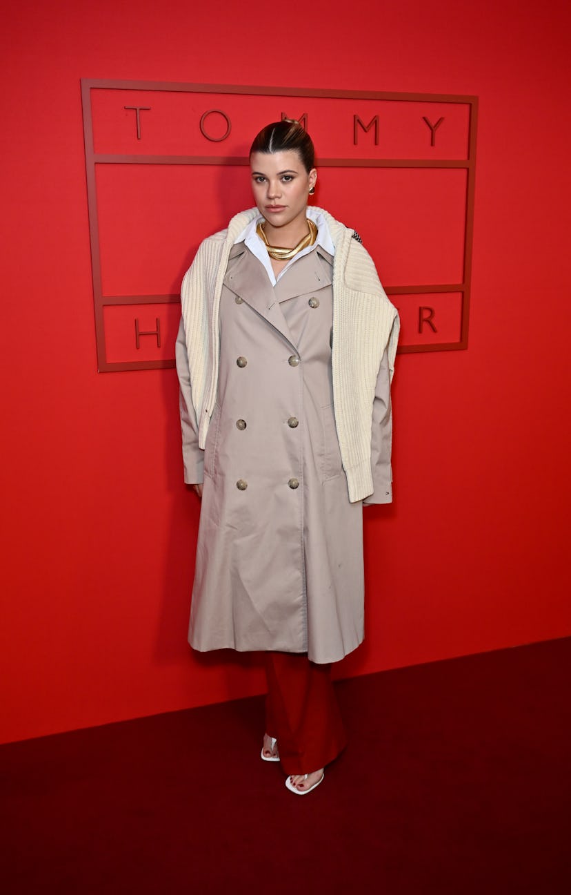 NEW YORK, NEW YORK - FEBRUARY 09: Sofia Richie attends the Tommy Hilfiger show during New York Fashi...