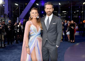 NEW YORK, NEW YORK - FEBRUARY 28: Blake Lively (L) and Ryan Reynolds attend The Adam Project World P...