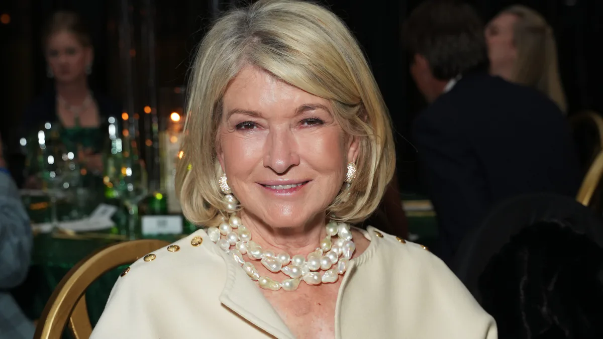 Martha Stewart Stole The Show In A Gold Brunello Cucinelli Look At A 'Sports Illustrated Swimwear' Party Martha Stewart Stole The Show In A Gold Brunello Cucinelli Look At A 'Sports Illustrated Swimwear' Party