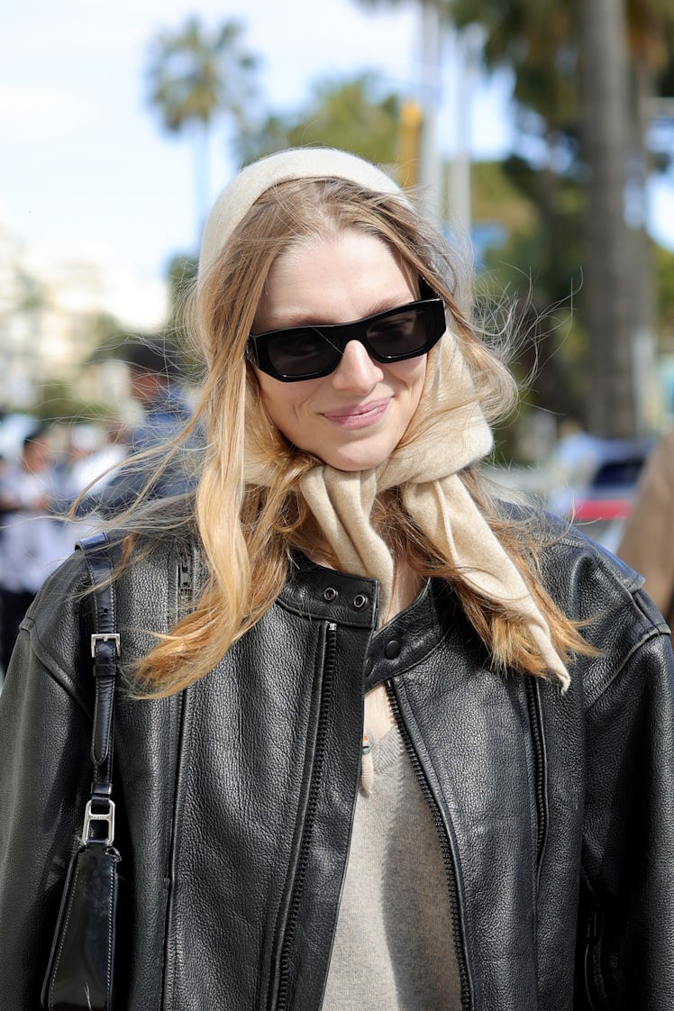 CANNES, FRANCE - MAY 16: Hunter Schafer is seen during the 77th Cannes Film Festival on May 16, 2024...