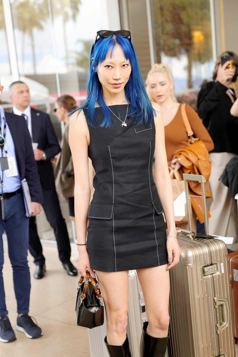 CANNES, FRANCE - MAY 16: Soo Joo Park is seen at Hotel Martinez during the 77th Cannes Film Festival...