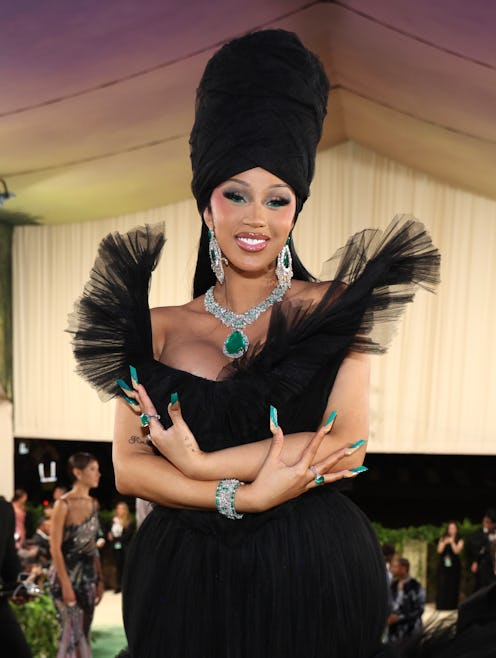 NEW YORK, NEW YORK - MAY 06: Cardi B attends The 2024 Met Gala Celebrating "Sleeping Beauties: Reaw...