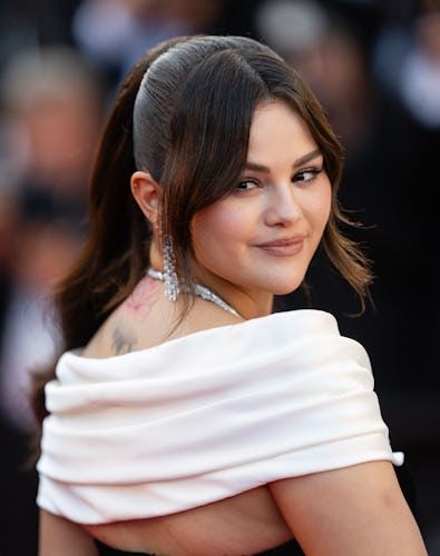 CANNES, FRANCE - MAY 18:  Selena Gomez attends the "Emilia Perez" Red Carpet at the 77th annual Cann...