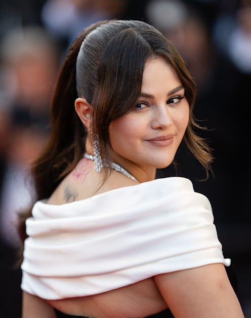 CANNES, FRANCE - MAY 18:  Selena Gomez attends the "Emilia Perez" Red Carpet at the 77th annual Cann...