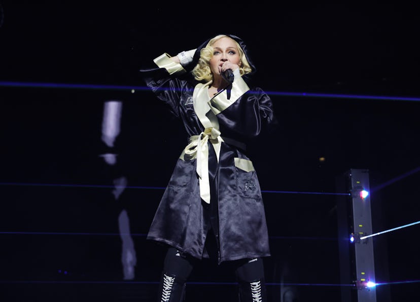 Madonna performs during The Celebration Tour