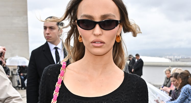 Lily-Rose Depp attends the Chanel Cruise 2024-2025 show on May 02, 2024 in Marseille, France.