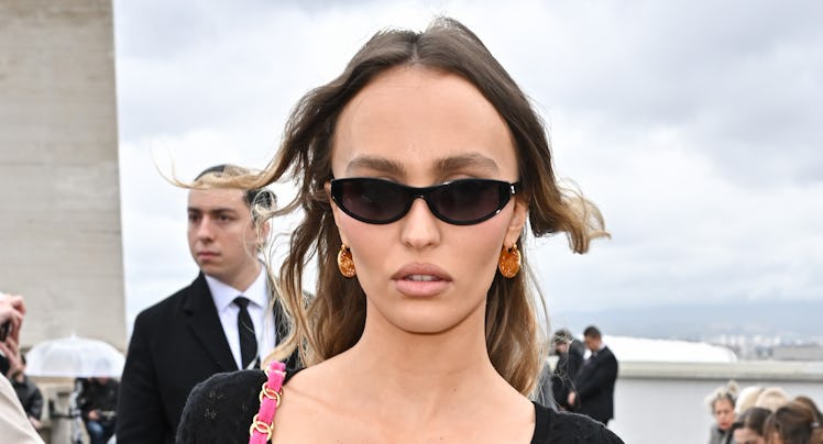 Lily-Rose Depp attends the Chanel Cruise 2024-2025 show on May 02, 2024 in Marseille, France.