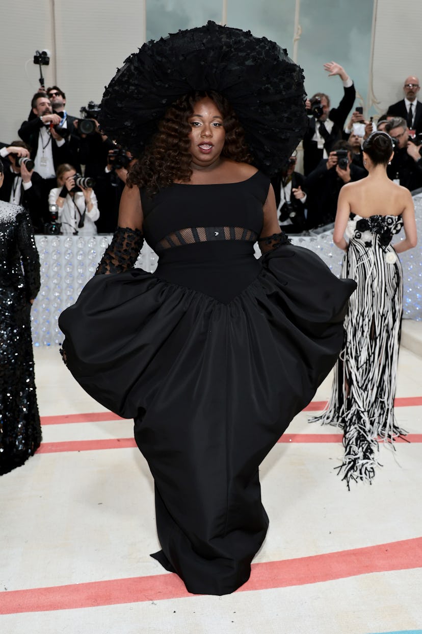 Alex Newell attends The 2023 Met Gala Celebrating "Karl Lagerfeld: A Line Of Beauty" at The Metropol...