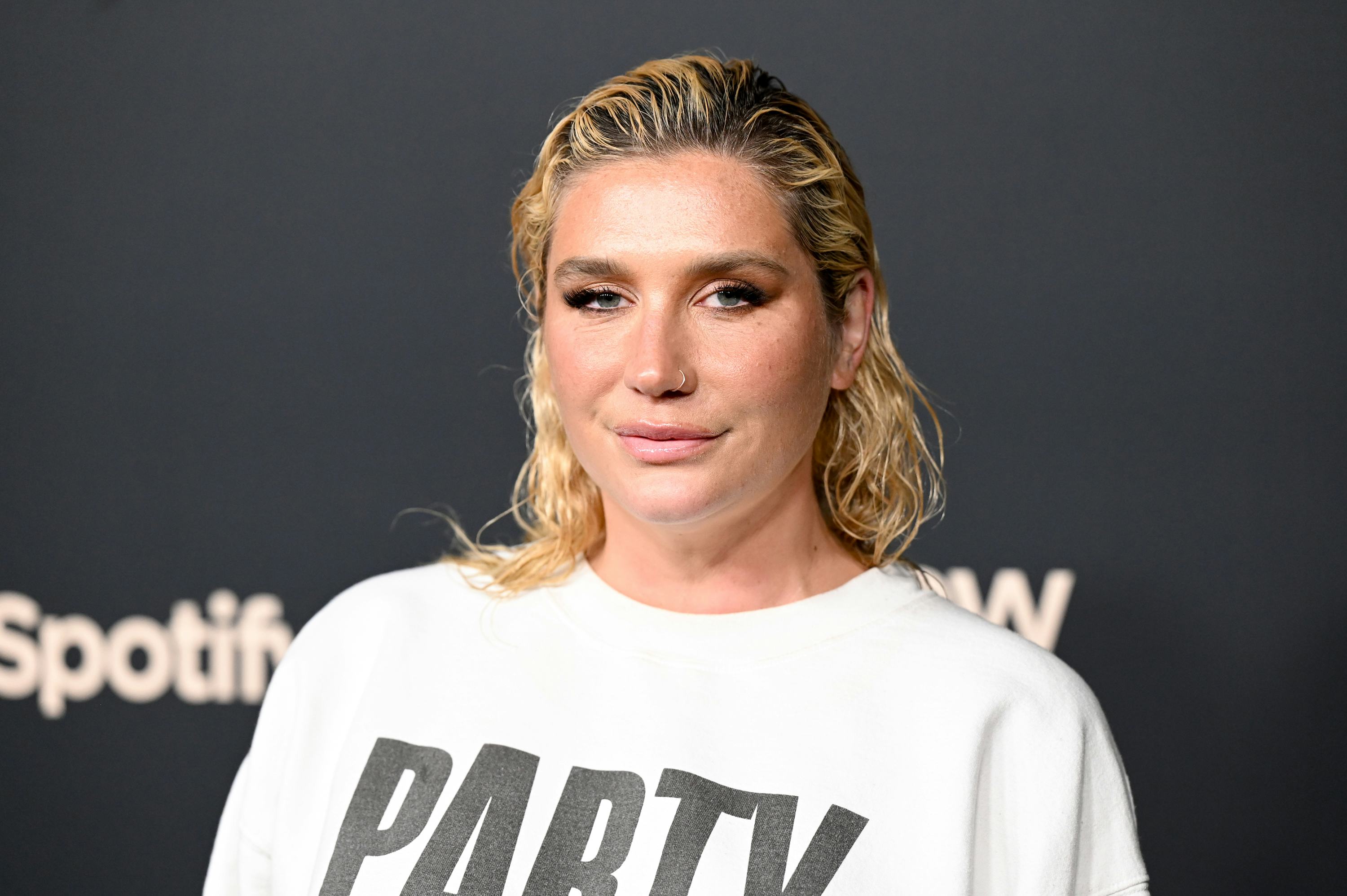 Kesha at the Spotify Best New Artist Party