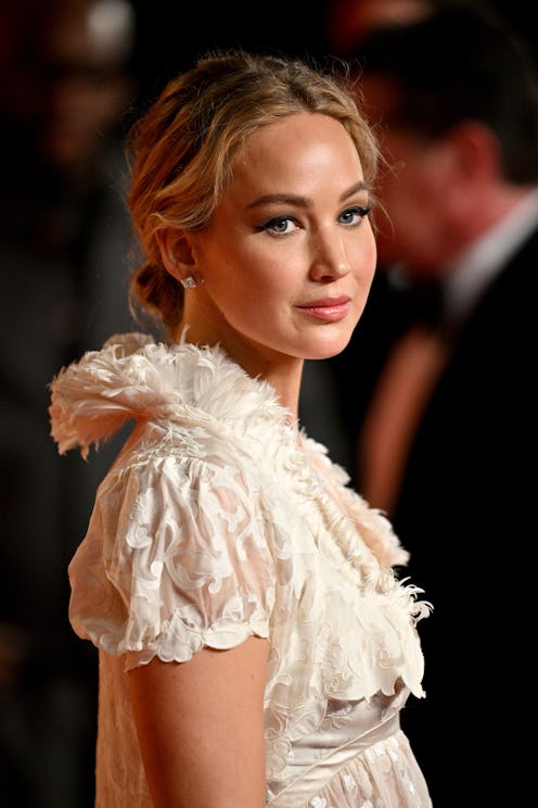 Jennifer Lawrence Wide-Leg Jeans