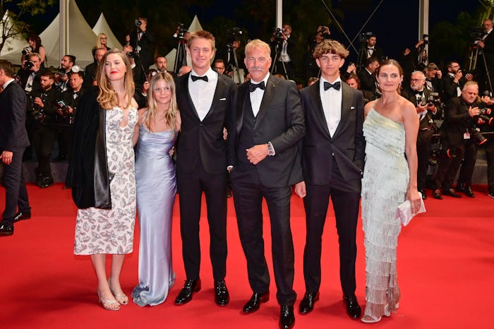 Kevin Costner brought five of his seven children to Cannes.