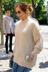 PARIS, FRANCE - MAY 10: Jennifer Lopez is seen on May 10, 2024 in Paris, France. (Photo by Marc Pias...