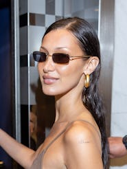 CANNES, FRANCE - MAY 19: Bella Hadid is seen at the Hôtel Martinez during the 77th Cannes Film Festi...