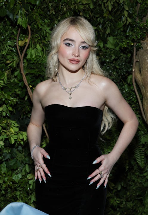 NEW YORK, NEW YORK - MAY 06: Sabrina Carpenter attends The 2024 Met Gala Celebrating "Sleeping Bea...