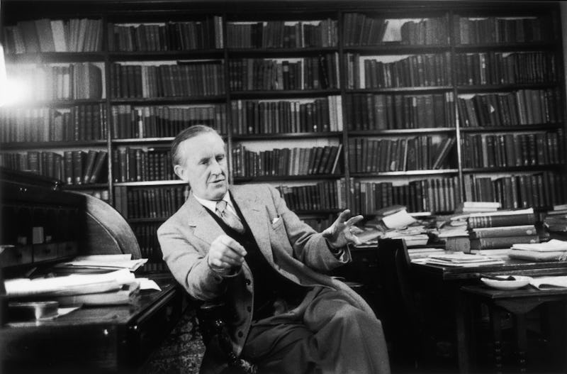 2nd December 1955: John Ronald Reuel Tolkien ( 1892 - 1973) the South African-born philologist and a...
