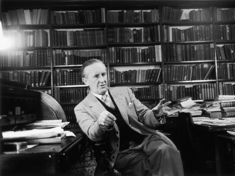 2nd December 1955: John Ronald Reuel Tolkien ( 1892 - 1973) the South African-born philologist and a...