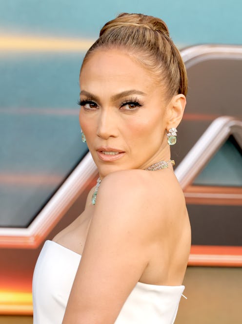 Jennifer Lopez arrives at the premiere of Netflix's "Atlas" at The Egyptian Theatre Hollywood on May...