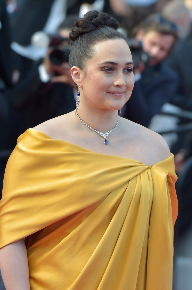 American actress  Lily Gladstone at Cannes Film Festival 2024. Kinds Of Kindness Red Carpet. Cannes ...