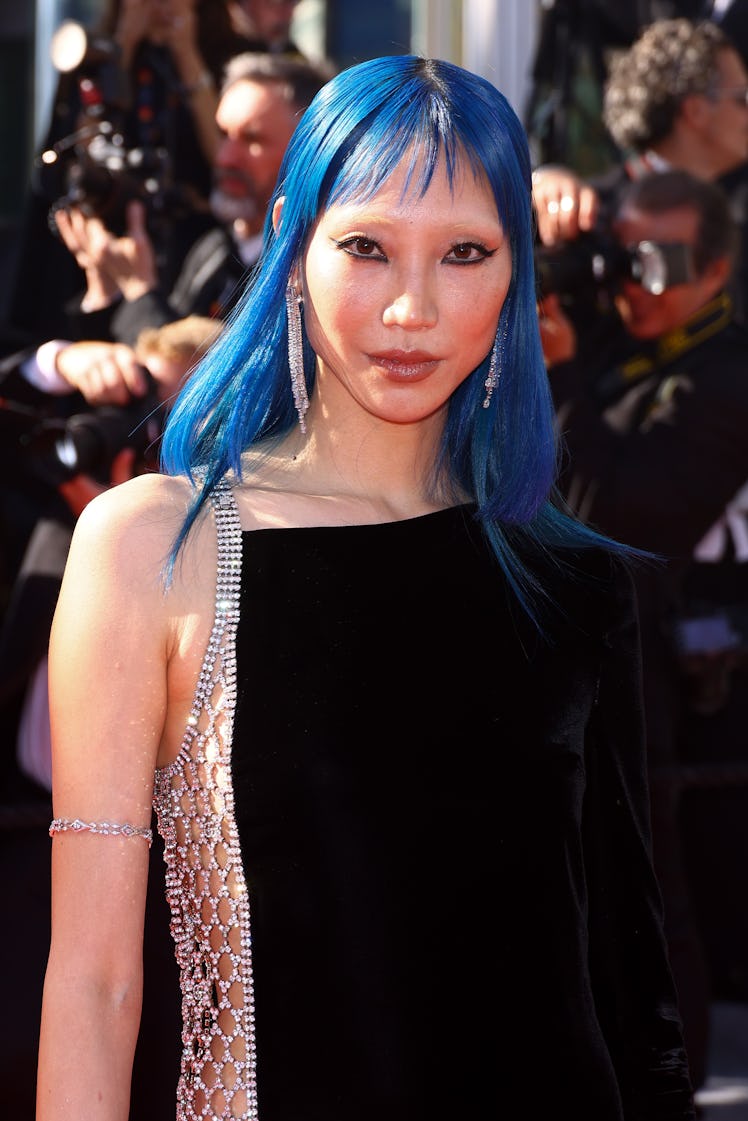 CANNES, FRANCE - MAY 17: Soo Joo Park attends the "Kinds Of Kindness" Red Carpet at the 77th annual ...