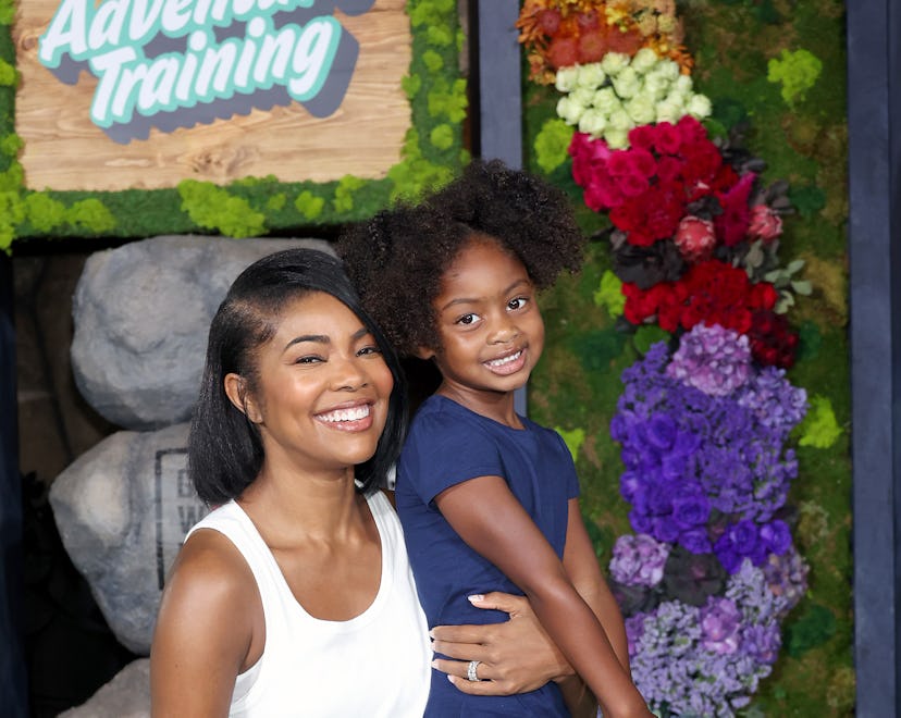 GARDEN GROVE, CALIFORNIA - SEPTEMBER 14: (L-R) Gabrielle Union and Kaavia James Union Wade are seen ...