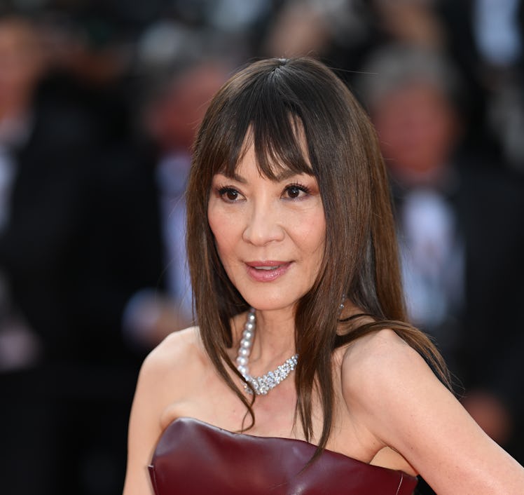 CANNES, FRANCE - MAY 19: Malaysian actress Michelle Yeoh arrives for the screening of the film 'Hori...