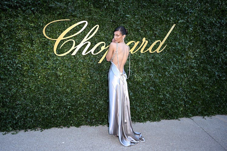 Bella Hadid attends the Chopard “Once Upon A Time” evening at the 77th annual Cannes Film Festival a...