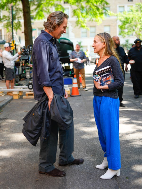 Will Aidan be in ‘And Just Like That’ Season 3? New BTS photos show John Corbett and Sarah Jessica P…