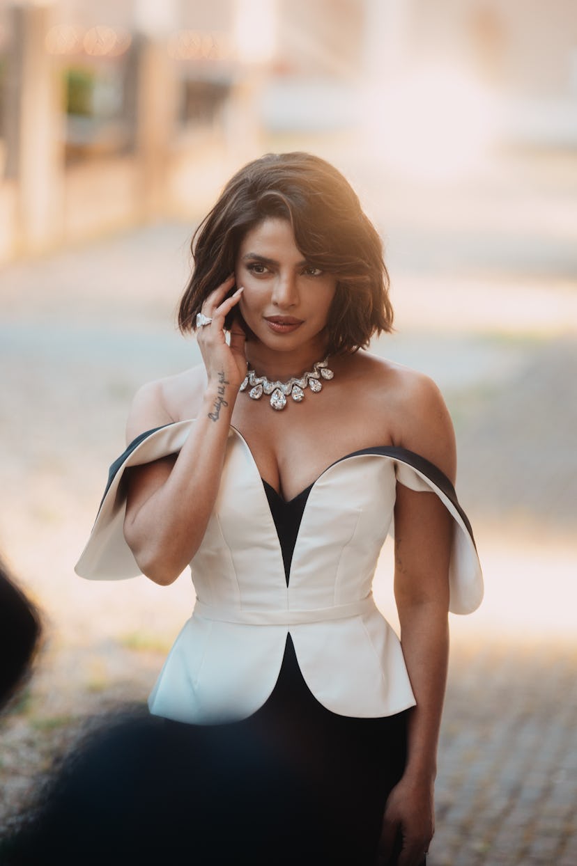 Priyanka Chopra at the Bulgari High Jewelry Event held at Terme di Diocleziano on May 20, 2024 in R…