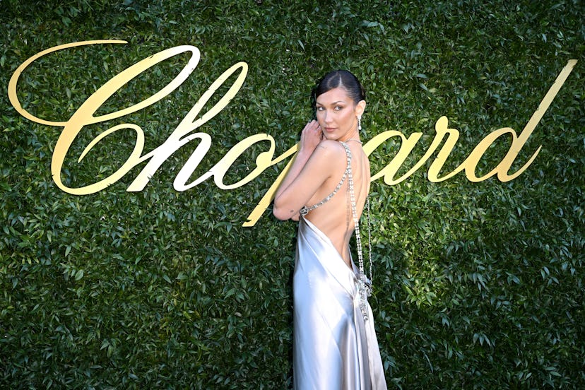 Bella Hadid chopped dsquared