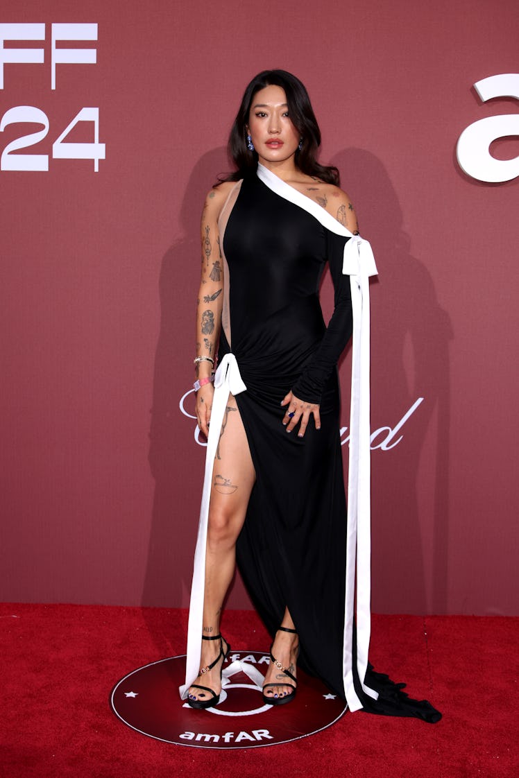 Peggy Gou attends the amfAR Gala 2024 Presented by The Red Sea International Film Festival - The 76t...