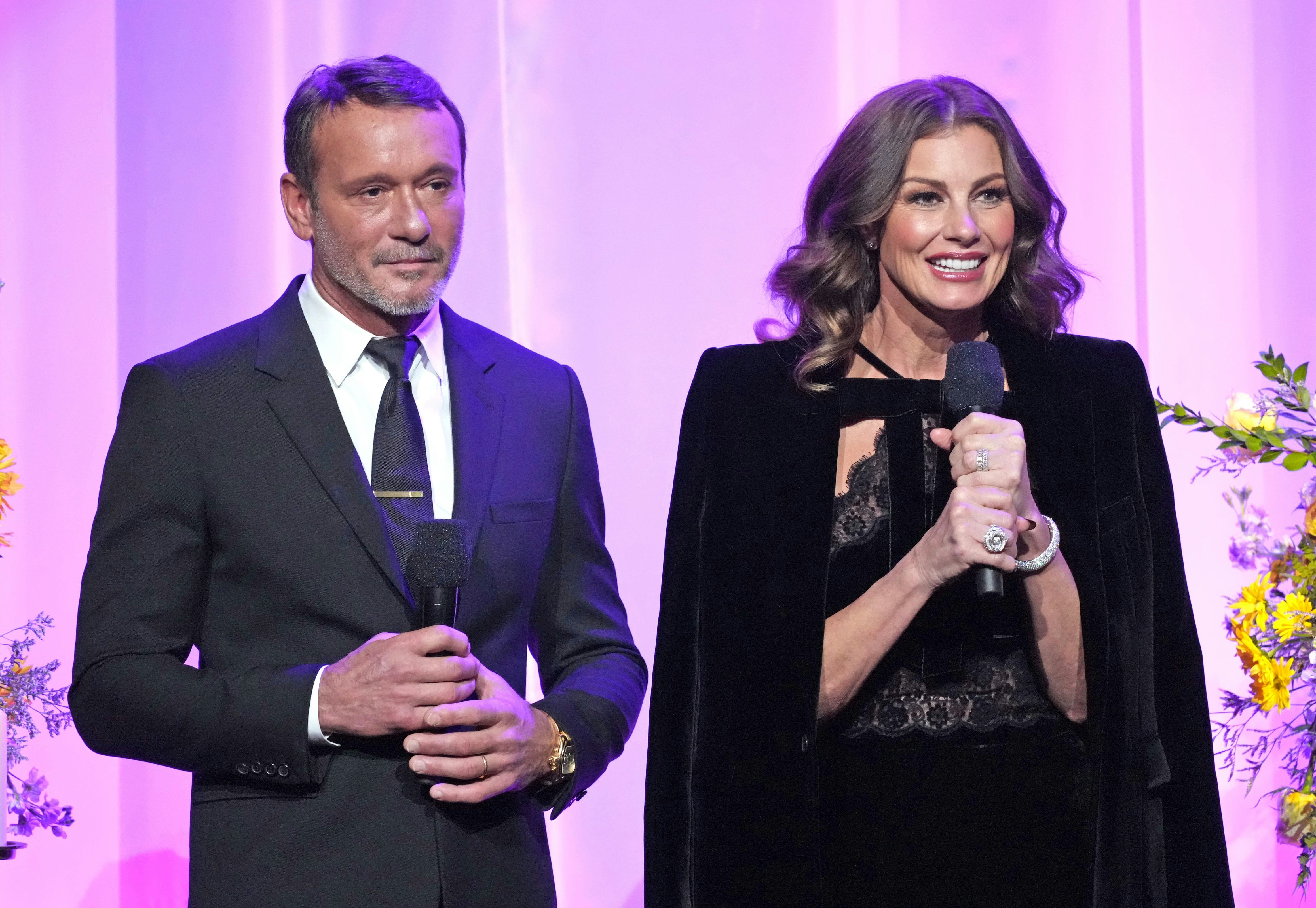 Tim McGraw and Faith Hill speak about Loretta Lynn at the Coal Miners Daughter: A Celebration Of The&hellip;