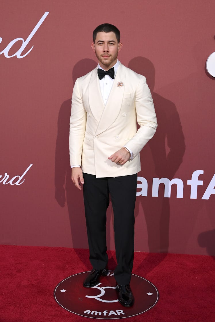 Nick Jonas attends the amfAR Cannes Gala 30th edition Presented by Chopard and Red Sea International...