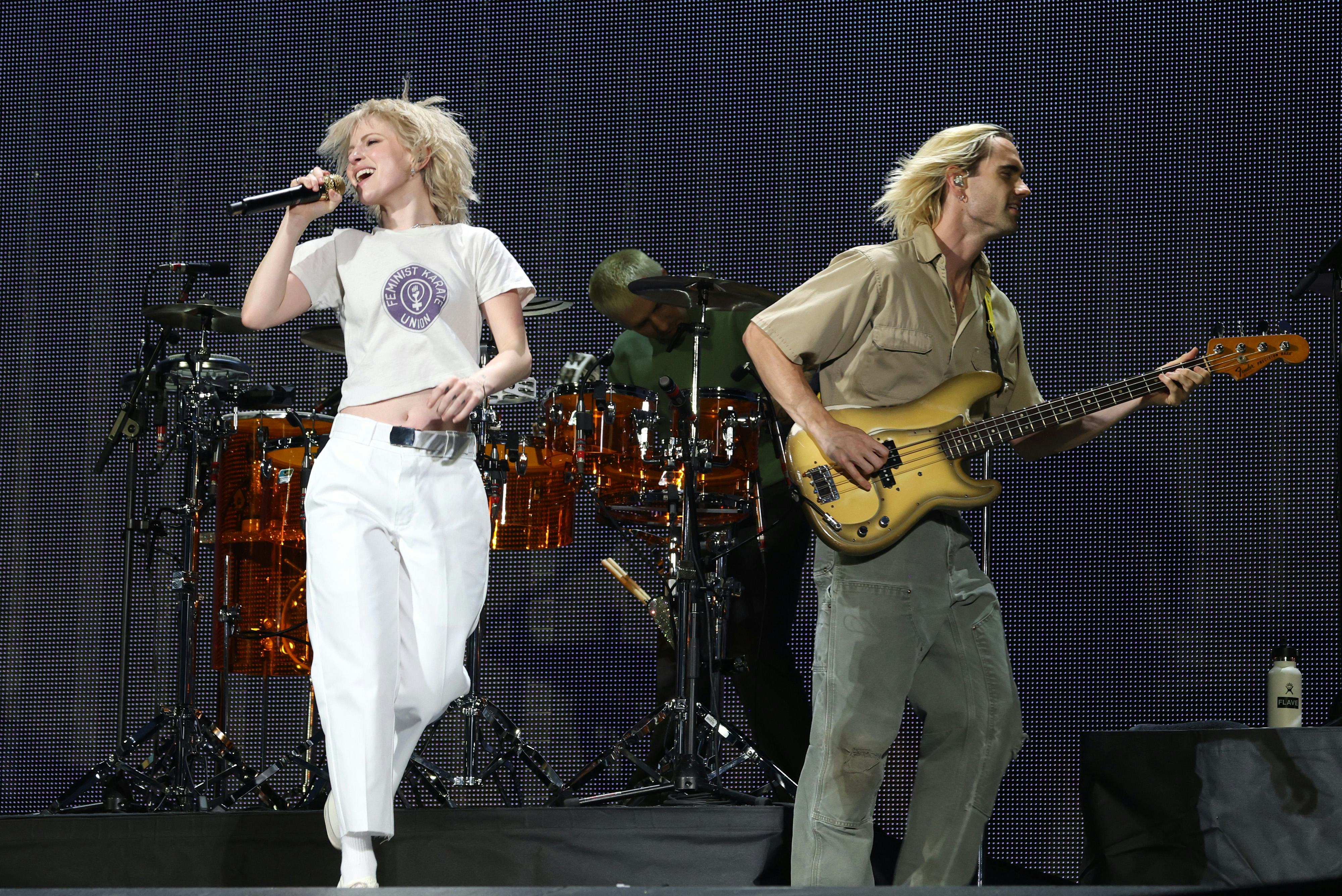 Hayley Williams of Paramore opens for Taylor Swift&rsquo;s Eras Tour on May 09, 2024 in Paris, France.