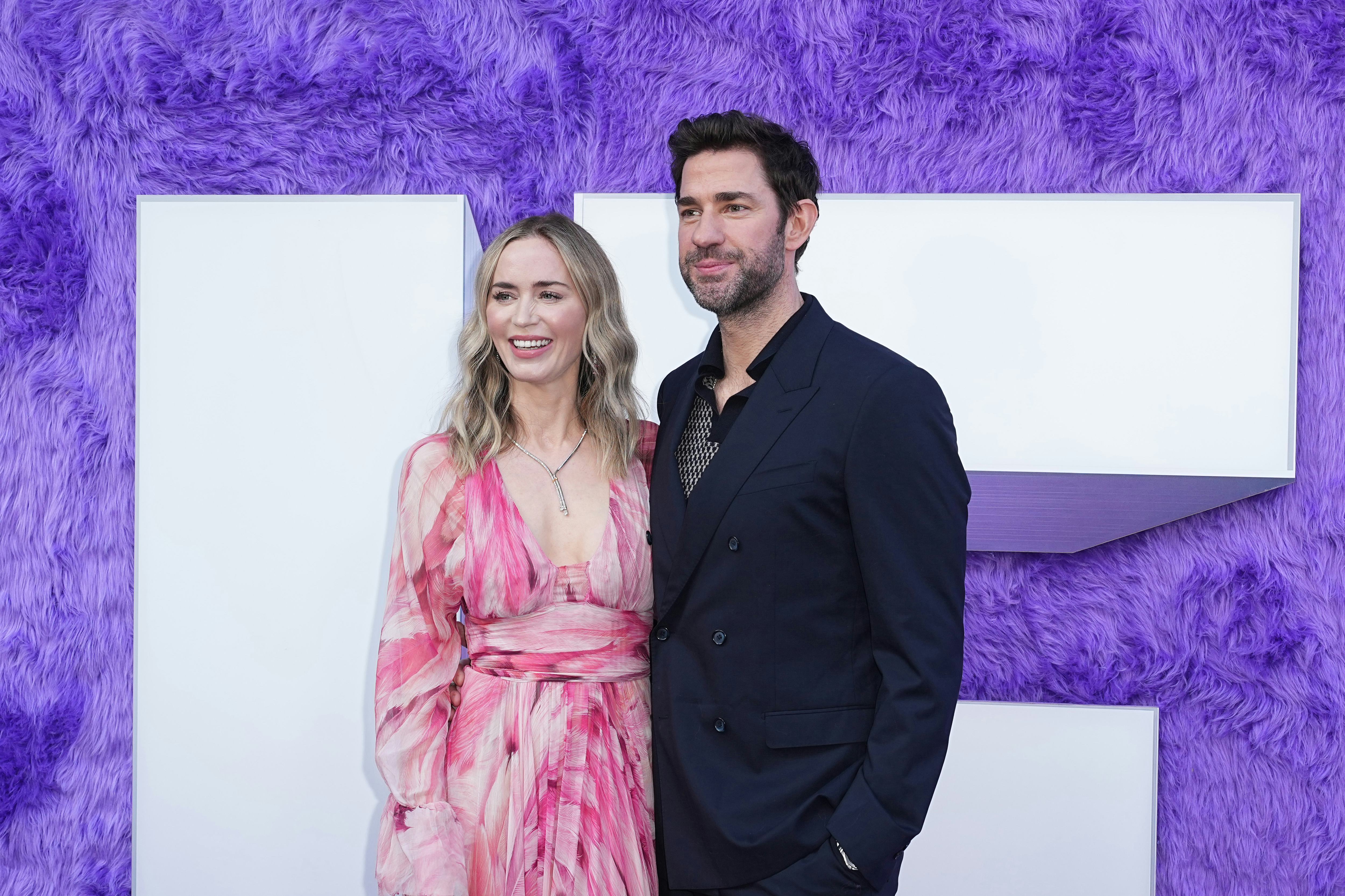 NEW YORK, NEW YORK - MAY 13: (L-R) Emily Blunt and John Krasinski attend the New York Premiere of &ldquo;I&hellip;