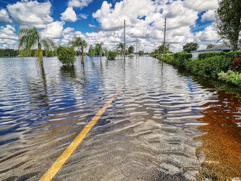 A look at flooded Good Samaritan Society Kissimmee Village on Oct. 4, 2022, after Hurricane Ian swep...