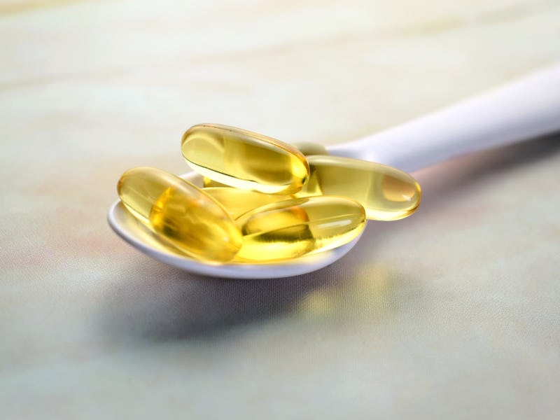 Vitamins and supplements, close-up