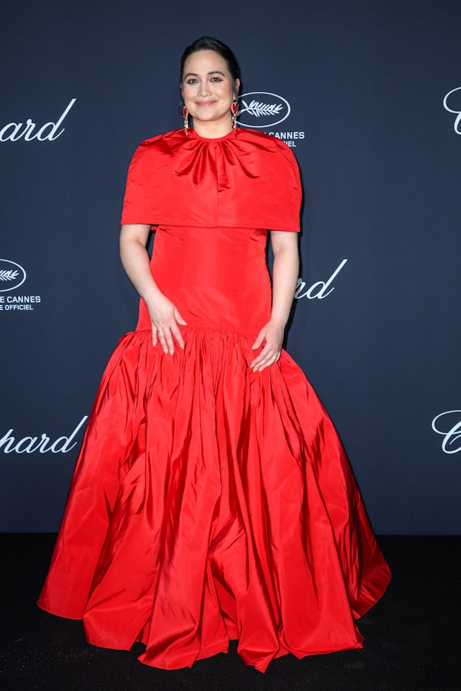 Lily Gladstone attends the Chopard Trophy at the 77th annual Cannes Film Festival at Carlton Beach o...