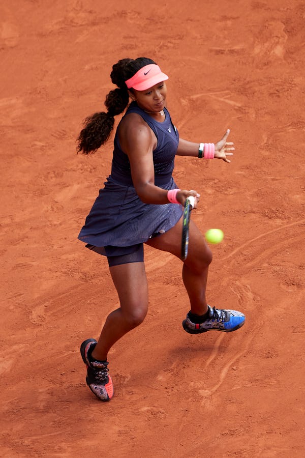 Naomi Osaka’s 2024 Roland-Garros shoes are mismatched for a reason.