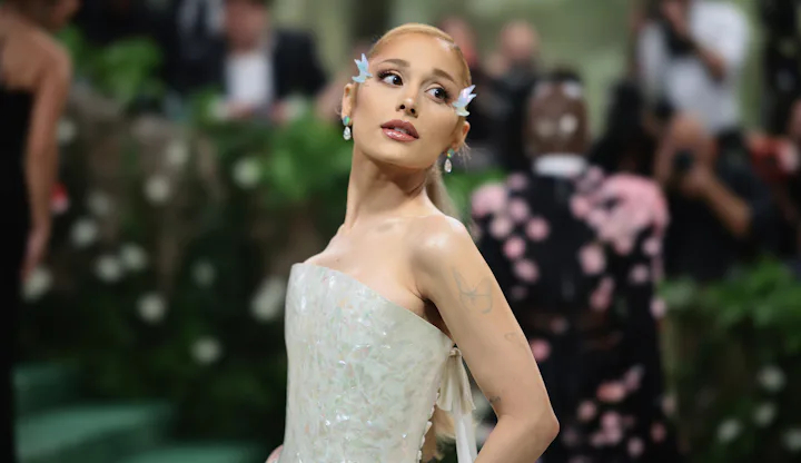 NEW YORK, NEW YORK - MAY 06: Ariana Grande attends The 2024 Met Gala Celebrating "Sleeping Beauties:...