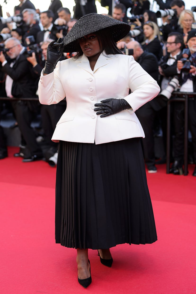 CANNES, FRANCE - MAY 16: Yseult attends the "megalopolis" The red carpet of the 77th edition of Cannes...
