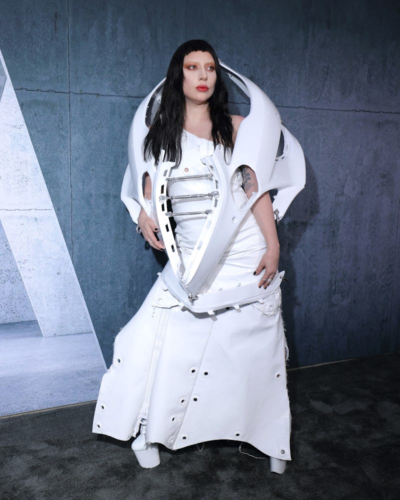 Lady Gaga dark hair