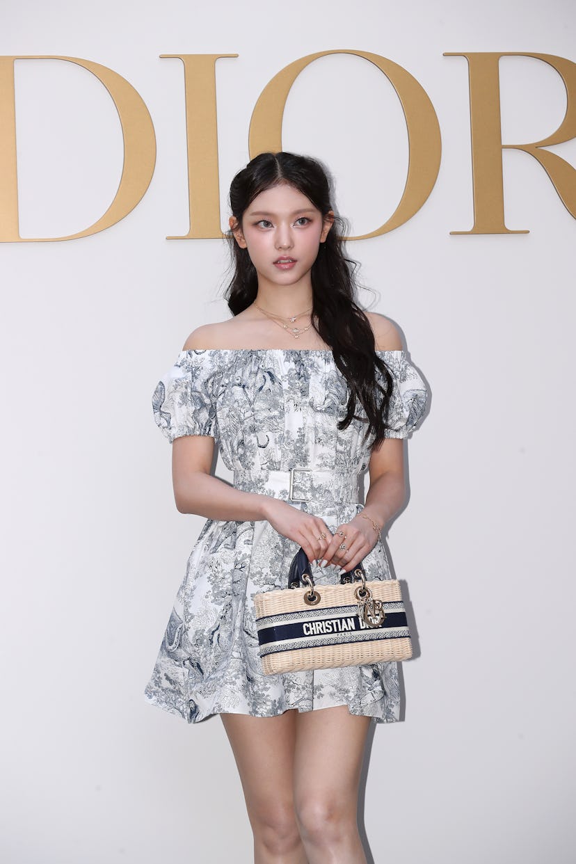 Haerin of girl group NewJeans is seen at the DIOR “Dioriviera” collection launching at dior Seongsu ...