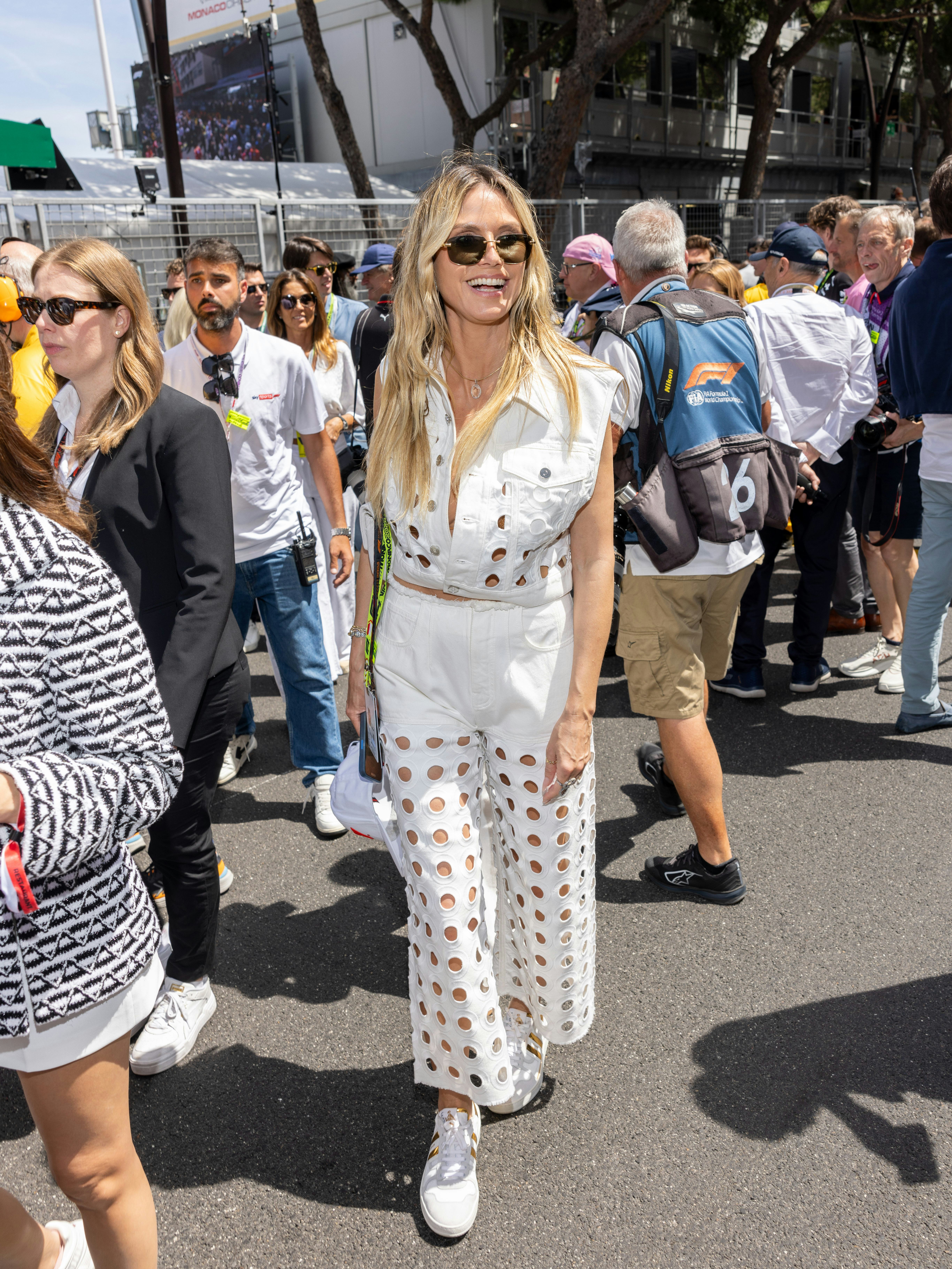 Heidi Klum attends the F1 Grand Prix of Monaco at Circuit de Monaco on May 26, 2024 in Monte-Carlo, &hellip;
